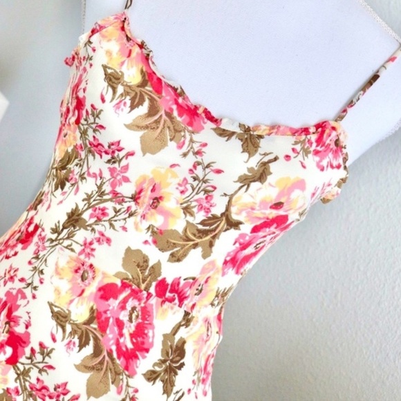 Reformation Cassandra Cream Maxi Sundress Spaghetti Strap Sleeveless Size 10 - Picture 6 of 10